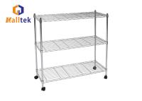 China OEM Zinc coated Detachable Metal Wire Rack Shelf 30kgs/layer for sale