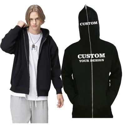 China Wholesale Anti-Wrinkle USA Size Custom Cotton Blank Heavy Oversized Zipper Up Hoodies Zipper Hoodies With Pockets Men for sale