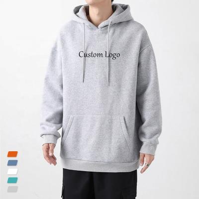 China Wholesale High Quality Custom Logo Tagless Hoodie Manufacturers Fleece White Oversized Men's Breathable Hoodies And Sweatshirts for sale