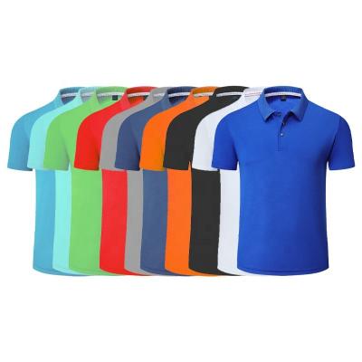 China Workwear QUICK DRY LOGO Custom Printed Word Collared Activities Shirt Polyester Cultural Dry Quickly Advertising Polo Shirt for sale