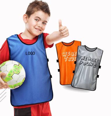 China Shirts & Tops Wholesale Cheap Adult Kids Aprons Bibs Soccer Sports Training Mesh Vests Wholesale Custom Bibs With Numbers for sale