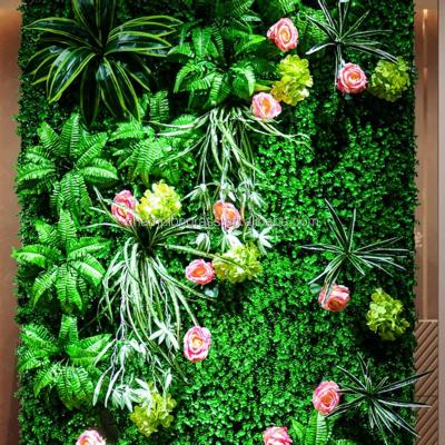 China Durable Artificial Green Grass Wall Moss Artificial Grass Wall For Decoration for sale