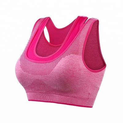 China OEM breathable seamless sports bra, fitness seamless bra, yoga sports seamless tube bra for sale