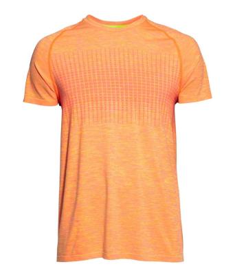 China Breathable 65% Nylon 35% Polyester Seamless T-Shirts For Gym, Running, Gym, Bodybuilding, Fitness for sale