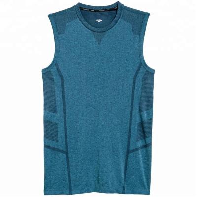 China Gym Tank Top Anti Static Custom Seamless Sports Tank Top Mens for sale