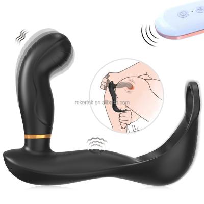 China Male Anal Prostate Massager Anal Plug Masturbation Vibration Toy Wireless Remote Control for sale