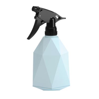 China Packaging Garden Barber Shop Light Blue 500ml Plastic Bottle With Trigger Sprayer for sale