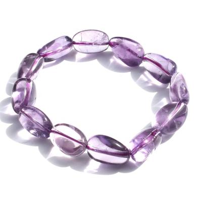 China Wholesale Natural Amethyst Loose Crystal Stone Europe Freeform Bracelet for sale