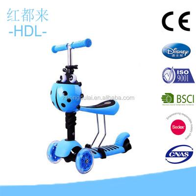 China PP+PU 3 in 1 best kids kick scooter for sale