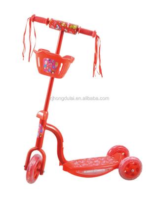 China PVC+PP HDL-702A CE factory direct sales 3 wheel scooter children for sale