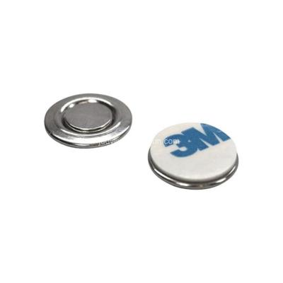 China Jewelry Magnet D17mm Magnetic Button Around Magnetic Badge Tag / Reusable Magnetic Name Badge For Sale for sale