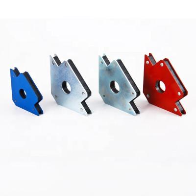 China Industrial Magnet Arrow Shape With Hole Holder Ferrite Magnetic Welding Magnetic Welding Holders for sale