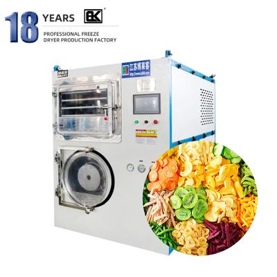 China Medicine Processing Cryogenic Dehydrated Vegetable Equipment 10kg Vacuum Flowers Fruit Freeze Dryer For Meat 1 Square Meter Freeze Dryer for sale