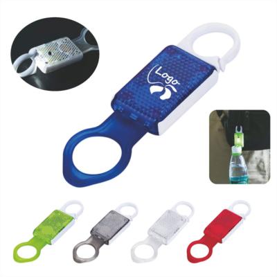 China Convenient Corporate Gifts Amazon Bestseller With Key Light Ottle Reflective Plastic Holder Clip For Promotional Activities for sale