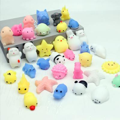 China Promotion Toys Good Quality Cute Many Color Stress Reliever Rubber Indoor Unisex Kneading Toy 5*3*3Cm Mochi for sale