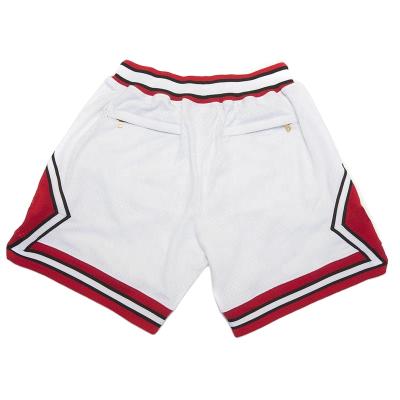 China Factory Direct Sales Summer Cool Men's Embroidery Quick Dry Breathable Custom Made Loose Basketball Shorts for sale