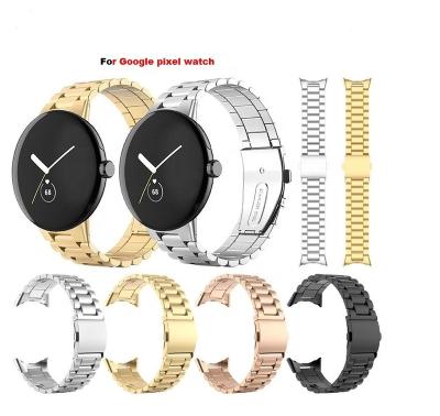 China New Products Stainless Steel Hardware Google Watch Strap Pixel Watch Bands Metal Straps For Google Pixel Watch for sale