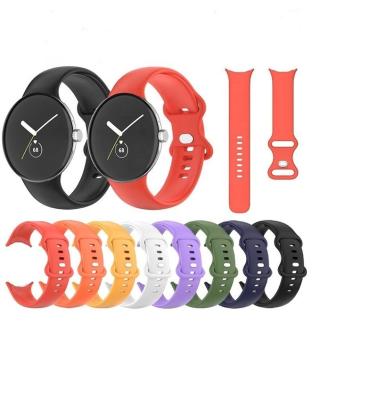 China 2022 New Products Replacement Silicone Strap Google Watch Strap Pixel Rubber Watch Band For Google Pixel Watch for sale