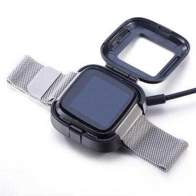 China Smart Watch Power Bank CE Rohs Box TPU Black TPU Fin Fast Charging For Fitbit Versa for sale