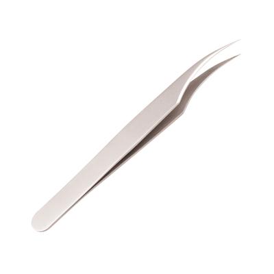 China Custom Tweezers Lash Stainless Steel Manicure Private Label Eyebrow Extension 90 Degree Eyelash Tweezers For Eyelash Extension for sale