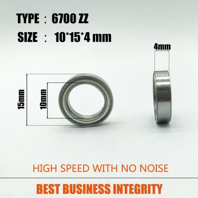 China Long Life Subframe Deep Groove 6700-2Z Main Bearing Ball Bearing for sale