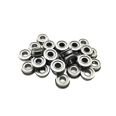 China Hotels flange ball bearing with edge high speed deep groove ball bearing F115ZZ Z1V1/Z2V2/P0 GCR15 with high precision and long durable for sale