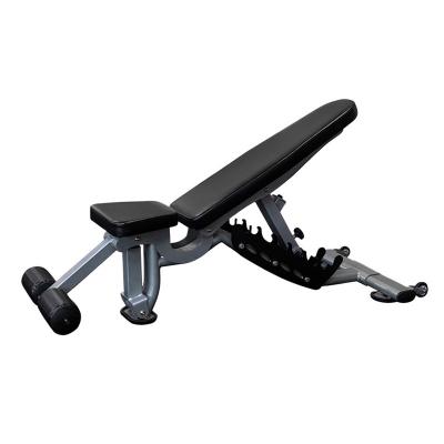 China Hot Selling Gym Slope Sit Multifunctional Exercise Weightlifting Bench Adjustable Folding Dumbbell Flat Bench for sale