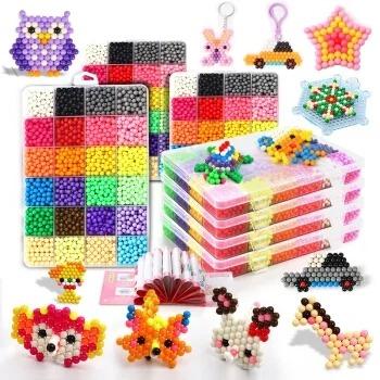 China 24 Colors Water Beads Set 5mm Fashionable Magic Toy Beads Fuse Beads Craft DIY Magic Plastic Puzzles Hot Sell YI Race for sale