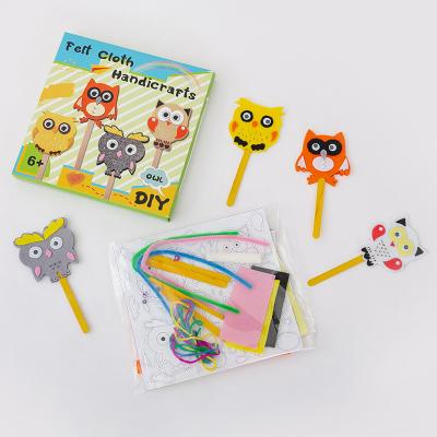 China Kids Felt Polyester Lovely Dogs Cloth Craft Animals Sewing Decorations Toys Nonwoven Fabric Diy Craft Kit for sale