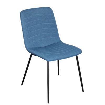 China Hot Sale Modern Comfortable Dining Chair Living Room Furniture Fabric Cozy for sale