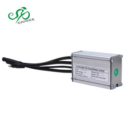 China 36V 15A Square Wave Electric Bicycle Controller With Waterproof Connector 8.7x5.2x3.1CM for sale