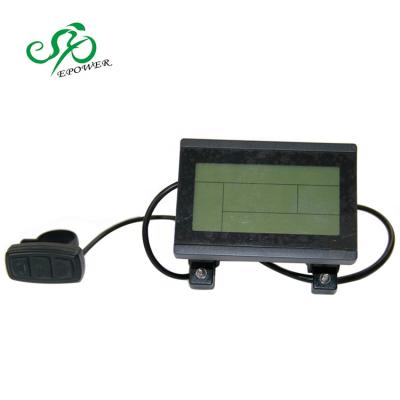 China Popular epower 24V/36V/48V ebike LCD displayer with waterproof connector 9.6x6.0x2.0CM for sale