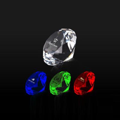 China Crystal Glass Treating Crystal Glass Diamond For Birthday /Wedding Crystal Trophy Gift for sale