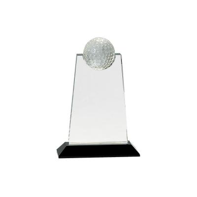 China Crystal Glass Processing 2022 Custom Commemorate Acrylic Crystal Ball Awards And Trophies for sale