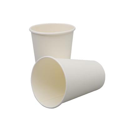 China White Paper 7oz Disposable Coffee Cup Pure Disposable Milk Cup Drinking Accessories Party Supplies Accept Customized for sale