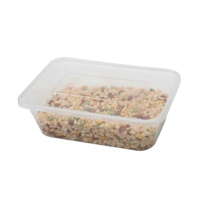 China Best Disposable Selling Wholesale Transparent PP Fruit Food Bowl Togo Containers With Airtight Lid for sale