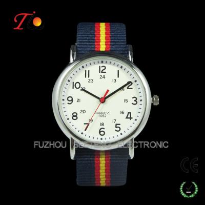 China Symbolic nation nylon strap color customized band nato watch for promotion for sale