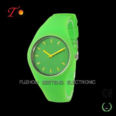 China Promotional smooth silicone ice style watch as gift for Christmas promotion for sale