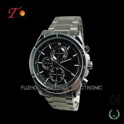 China Men watches with master design and mature stainless steel strap business style for sale