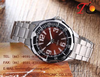 China Classic business style watch men watch with stainless steel band for sale