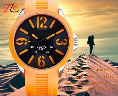 China A silicone band quartz Wrist Watch suitable for climbing skiing and outdoor sorts for men for sale