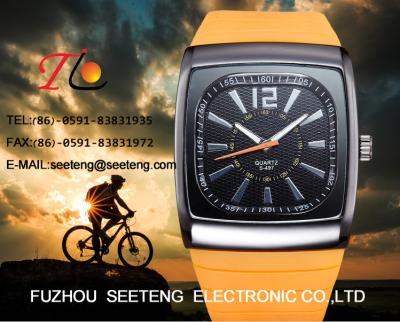 China Silicone watch quartz Wrist Watch suitable for climbing skiing and outdoor sorts for men for sale