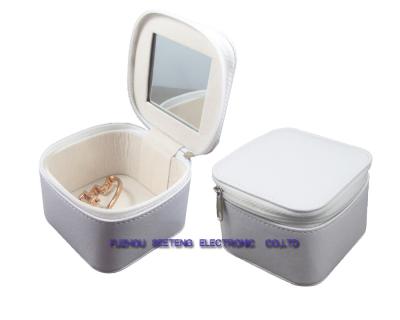 China High end and elegant PU leather jewelry box for wholesale from manufacturer for sale