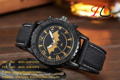 China WHOLESALE PU STRAP ALLOY CASE QUARTZ WATCHES MEN WATCH for sale