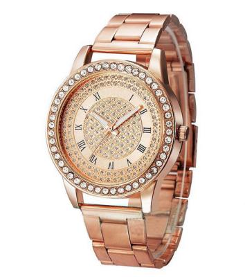 China Wholesale Alloy Strap Alloy Round Case Ladies Quartz Watches With a Lots Diamonds for sale