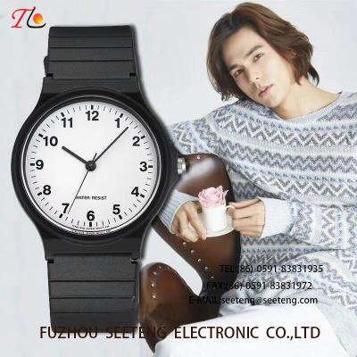 China wholesale Silicone watch  with alloycase and color customized strap Men's watch concise style classic style for sale