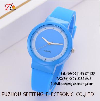 China wholesale children watches colorful silicone watch gift watch for promotion fashion watches  custom logo/color for sale