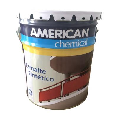 China Vintage Paint Bucket 5 Gallon With Lid for sale