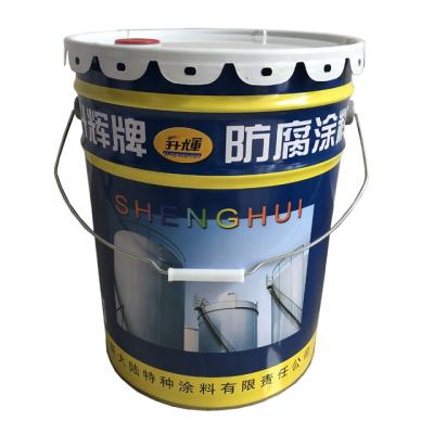 China Durable Popular Selling 5 Gallon Paint Can Big Round Tin Cans Packaging Tins for sale