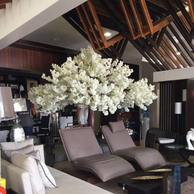 China China Factory Wholesale Trunk Outdoor Fiberglass Cherry Blossom Trees Decoration Artificial Wish Tree White For Sale for sale